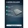 Hafızalı Köpük Banyo Paspası Gri Kaydırmaz Tabanlı Emici Ayak Paspas 1 Adet BX-316949
