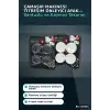 Çamaşır Makinesi Titreşim Önleyici Ayak Seti Küçük Beyaz 4 Parça Gereç BX-316955