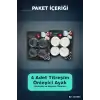 Çamaşır Makinesi Titreşim Önleyici Ayak Seti Küçük Beyaz 4 Parça Gereç BX-316955