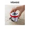 Vidasız Anti Koku Banyo Gider Sifonu Çek Valfli Böcek Önleyici Duş Süzgeci
