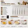 6pcs Mini=13cm Metal Çırpıcı Bx40