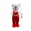 75 Cm Çiçekli Tulumlu Ayakta Duran Peluş Ayıcık