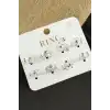 8 Adet Lüks Eklem Yüzük