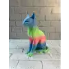 Açık Rainbow Kedi Biblo Modern Salon ve Raf Dekoru
