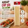 Ahşap Çöp Şiş 30cm 46pcs Bx40