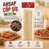 Ahşap Çöp Şiş 35cm 46pcs Bx40