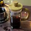 Ahşap Detaylı 350 ml Cam French Press