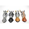 Ahşap Duvara Asmalı 30 cm Zebra Maske