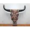 Ahşap Duvara Asmalı Bufalo Kafası