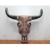Ahşap Duvara Asmalı Bufalo Kafası Galıleo-7