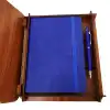 Ahşap Kutulu Defter Ve Kalem Seti