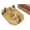 Ahşap Kutulu Pirinç Pusula Model 6
