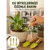 Ahşap Saplı Mini Bahçe El Aleti Seti Saksı ve Çiçek Bakım Seti
