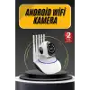 Akıllı Gece Görüşlü Sensörlü Wifi Kamera Telefondan Takip Edilebilir