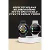 Akıllı Saat Amoled Ekran Bluetooth Bağlantılı Sesli Görüşme Nabız Ölçer