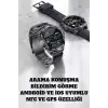 Akıllı Saat Arama Cevaplayan Titreşim Özelliğiyle Bildirim Görebilen