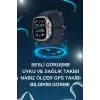 Akıllı Saat Bluetooth Bağlantılı NFC ve GPS Uyumlu Nabız Ölçer Sesli Görüşme