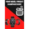 Akıllı Saat Ve Kulaklık Seti Bildirim Görme Arama Cevaplama Anc Özelliği