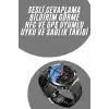 Akıllı Saat Yeni Model Sesli Asistan Bildirim Görme Bluetooth Bağlantılı Müzik Dinleme