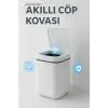 Akıllı Sensörlü Antibakteriyel Çöp Kovası 20 Litre Çöp Kutusu, Çöp Torbası Uyumlu Kapak