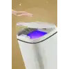 Akıllı Teknolojik Sensörlü Çöp Kovası Işık Antibakteriyel Koku Geçirmez Mutfak Banyo Wc Ofis 20l Uv