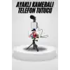 Akıllı Telefon Vlog Kiti Tripod Mini Mikrofonlu Telefon Tutucu