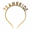 Altın Renk Team Bride Taç – Gelin ve Nedime Tacı