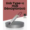 Alüminyum Gövdeli Type‑C HDMI & Ethernet Adaptör – Tak & Çalıştır