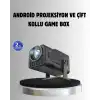 Android Projeksiyon Game Box – 1280x720p HD Çözünürlük, Bluetooth,HDMI ve USB Girişli