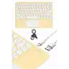 Android ve İOS Uyumlu Bluetooth Klavye Touchpad Slim Kablosuz Wifi Q Klavye