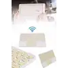 Android ve İOS Uyumlu Bluetooth Klavye Touchpad Slim Kablosuz Wifi Q Klavye