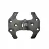 Antika Tarz Dekoratif Pirinç Fit Menteşe - 67 Mm, Oksit
