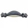 Antika Tarz Dekoratif Pirinç Örgü Mobilya Kulbu - 22x120 Mm, Oksit