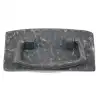 Eco Lounge Antika Tarz Dekoratif Pirinç Otantik Dövme Kapı Kulbu - 45x90 mm, Oksit