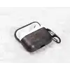 Apple AirPods Pro Uyumlu Deri Kılıf Juni VS4EF Gri