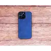 Apple iPhone 13 Pro Uyumlu Deri Cüzdanlı Kılıf Lacivert