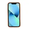 Apple iPhone 13 Uyumlu Deri Arka Kapak ROCK RST2EF Taba