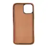 Apple iPhone 13 Uyumlu Deri Arka Kapak ROCK RST2EF Taba