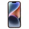 Apple iPhone 14 Plus Uyumlu Deri Arka Kapak ROCK G2