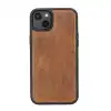 Apple iPhone 14 Plus Uyumlu Deri Cüzdanlı Kılıf MWWN G19 Taba