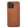 Apple iPhone 14 Pro Max Uyumlu Deri Arka Kapak ROCK RST2E
