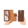 Apple iPhone 15 Pro Uyumlu Deri Cüzdanlı Kılıf F360 G2