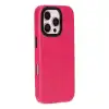 Apple iPhone 16 Pro Max uyumlu, Hakiki Deri, El Yapımı Kılıf, Pembe