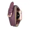 Apple Watch Uyumlu Deri Kordon 38-40-41mm DT Slim CZ7