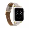 Apple Watch Uyumlu Deri Kordon 38-40-41mm GT ERC3 Bej