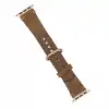 Apple Watch Uyumlu Deri Kordon 38-40-41mm Roma G19 Taba