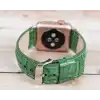 Apple Watch Uyumlu Deri Kordon 42-44-45mm Croco YK04