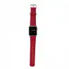 Apple Watch Uyumlu Deri Kordon 42-44-45mm ERC2 Kırmızı