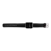 Apple Watch Uyumlu Deri Kordon 42-44-45mm Kroko Siyah