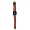 Apple Watch Uyumlu Deri Kordon 42-44-45mm RST2EF Taba